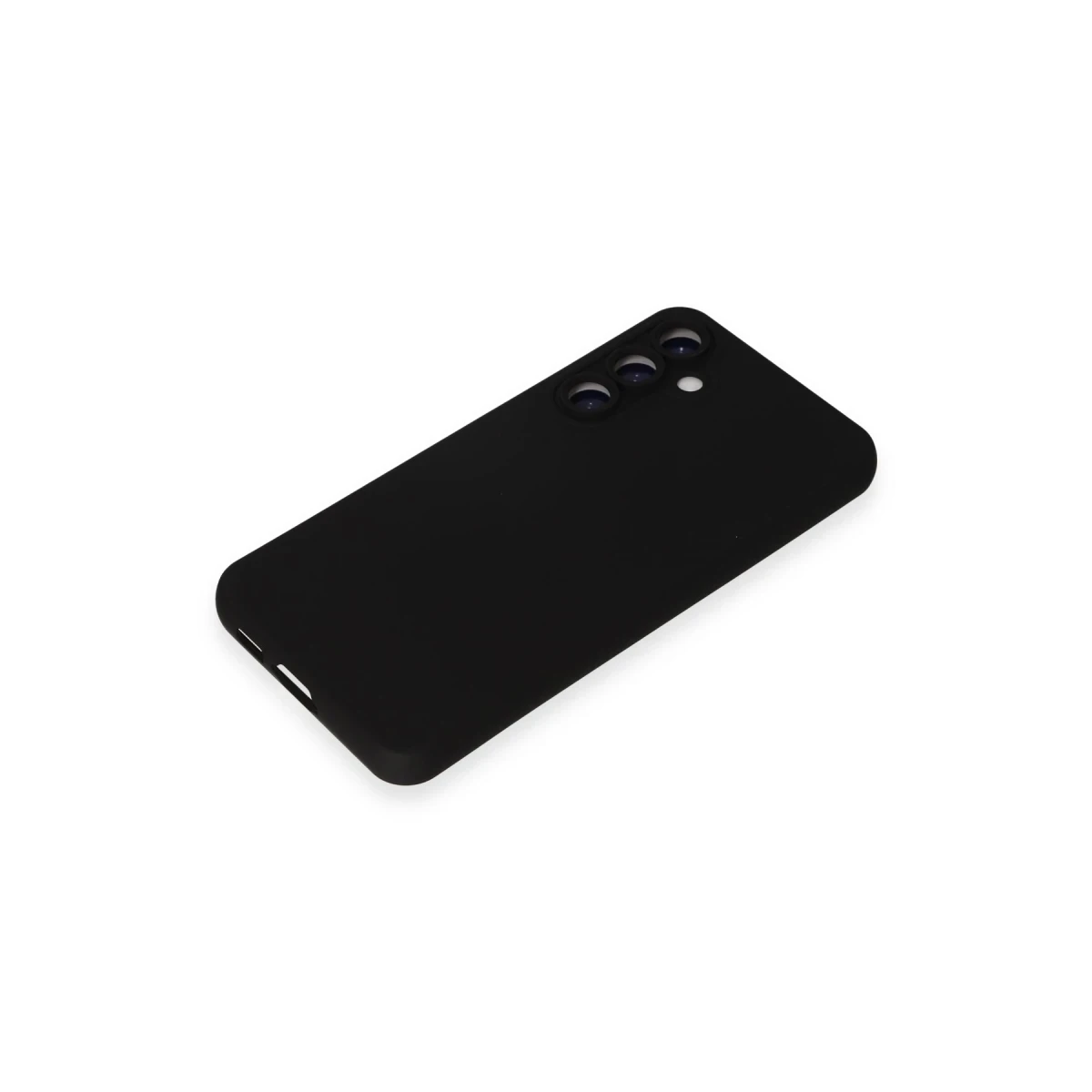 Samsung Galaxy S24 Kılıf Nano içi Kadife Silikon - Siyah