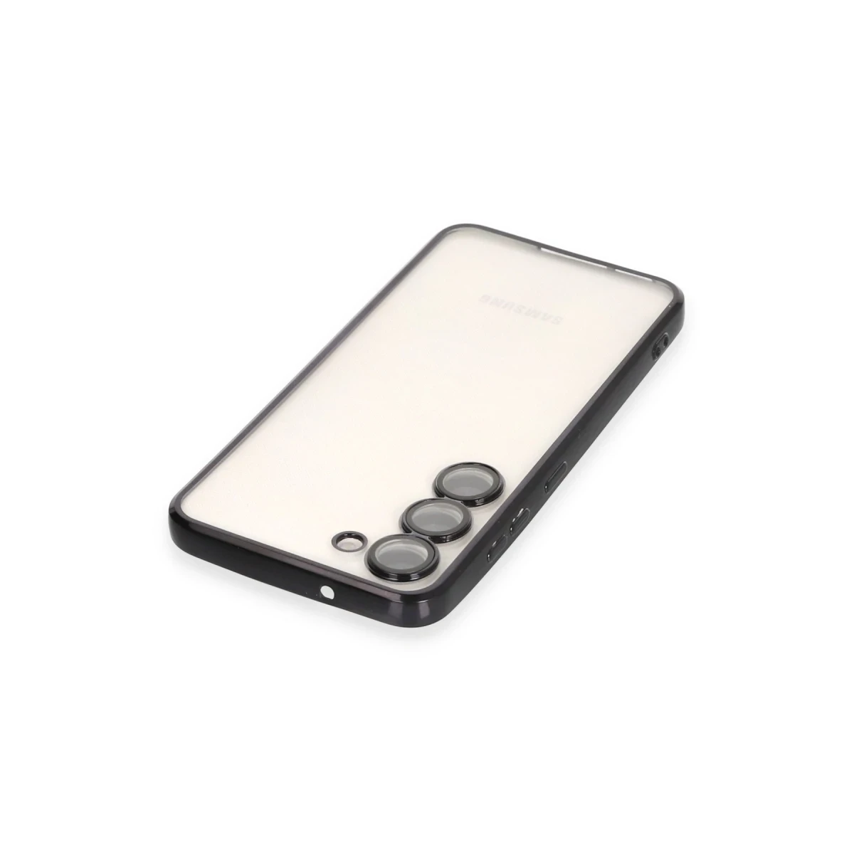 Samsung Galaxy S24 Kılıf Razer Lensli Silikon - Siyah