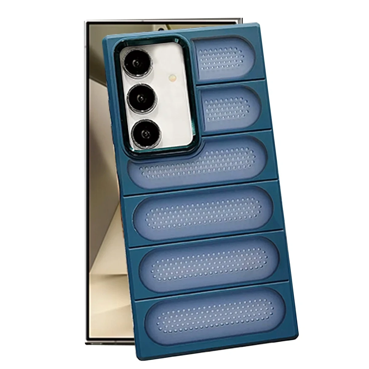 Samsung Galaxy S24 Plus Kılıf Airmax Silikon Kapak - Lacivert