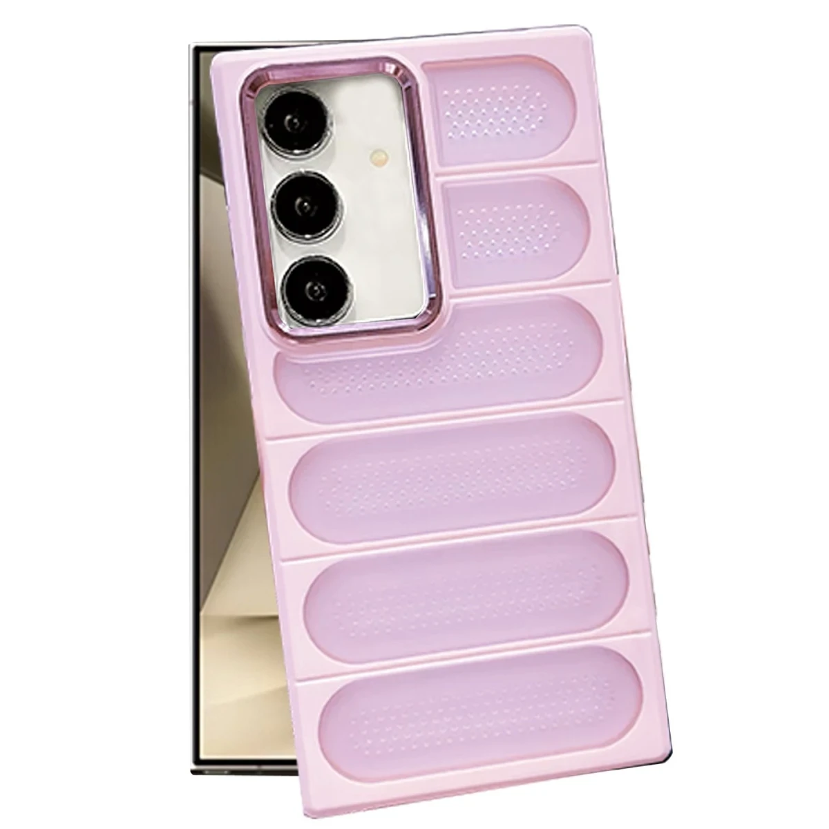Samsung Galaxy S24 Plus Kılıf Airmax Silikon Kapak - Pembe