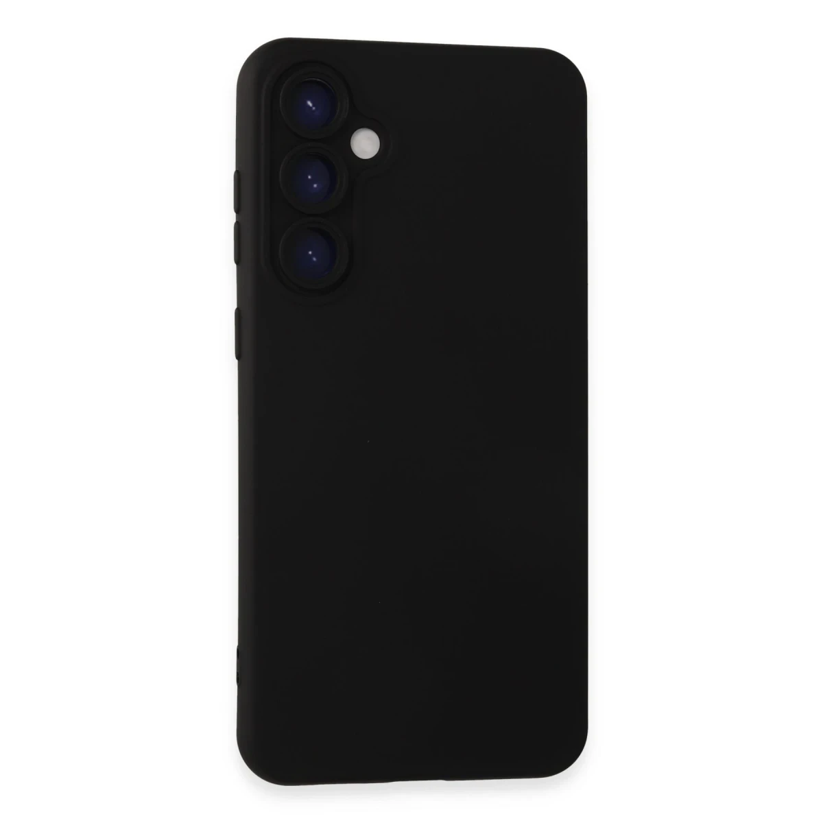 Samsung Galaxy S24 Plus Kılıf Nano içi Kadife Silikon - Siyah