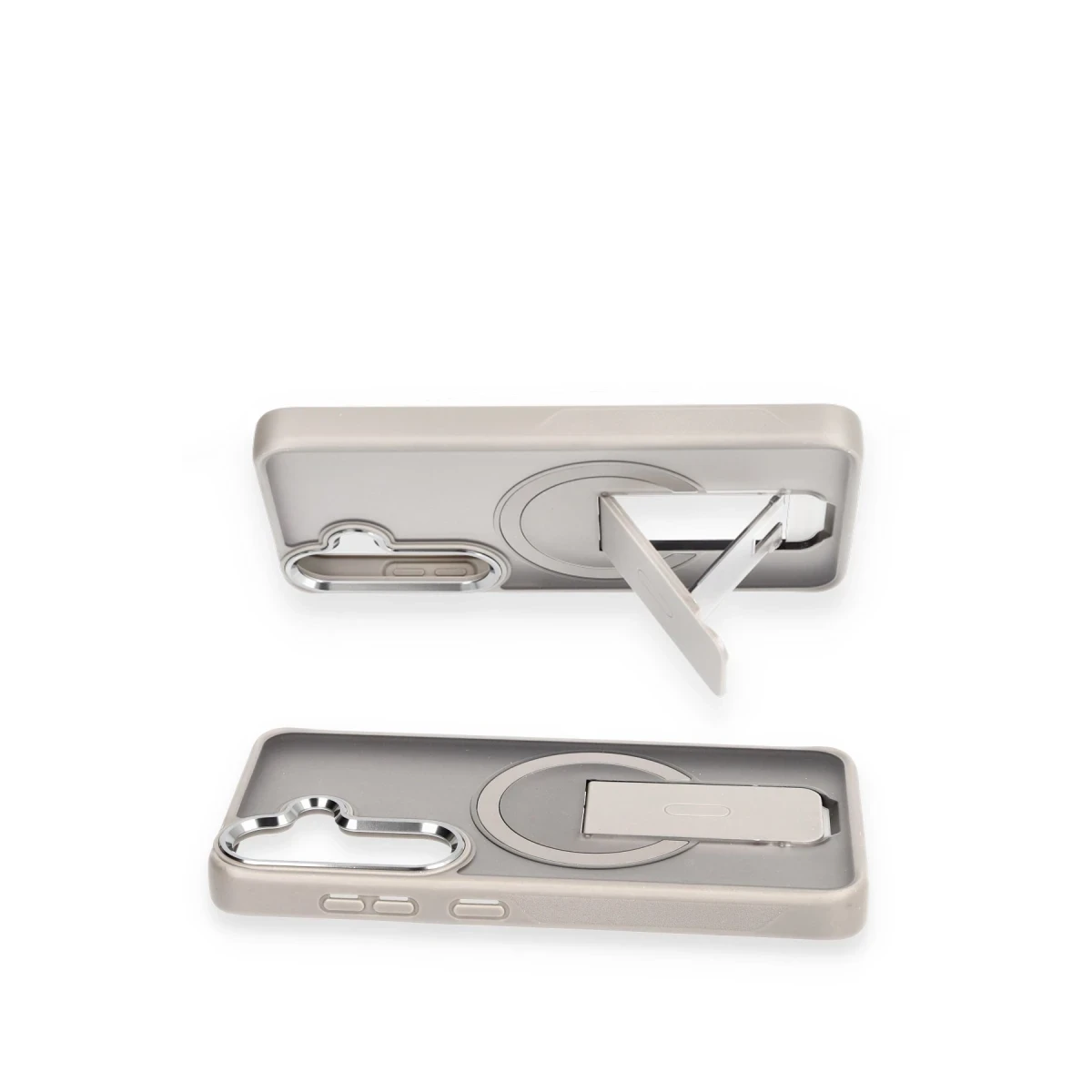 Samsung Galaxy S24 Tork Magsafe Standlı Kapak - Lila