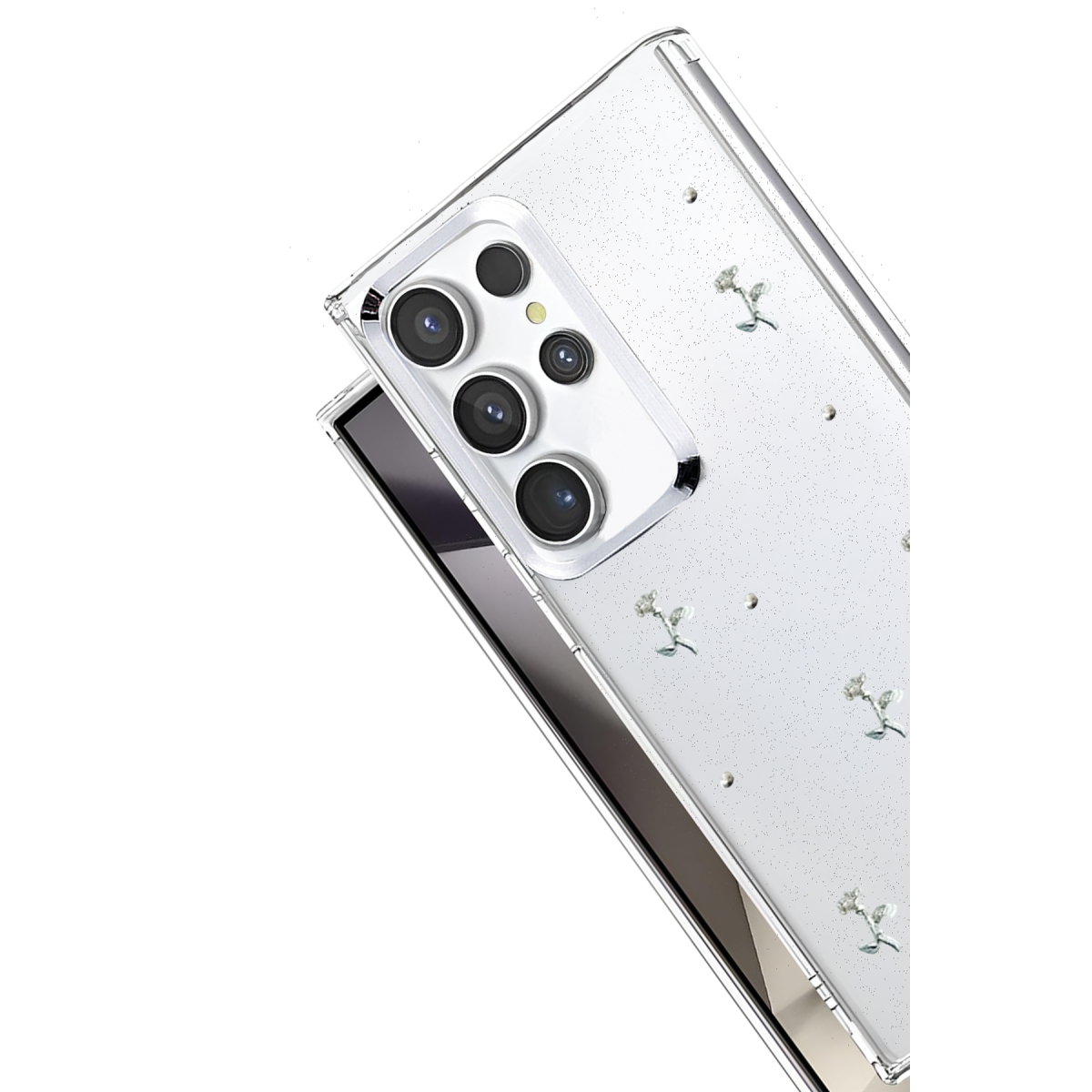 Samsung Galaxy S24 Ultra Fiyonk Desenli Kapak - Desen 4