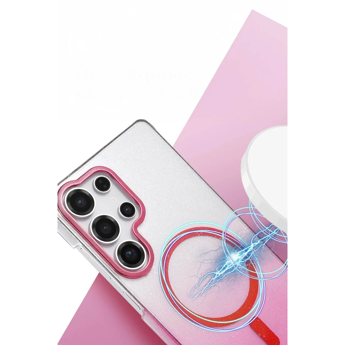 Samsung Galaxy S24 Ultra Glossy Magsafe Kapak - Siyah