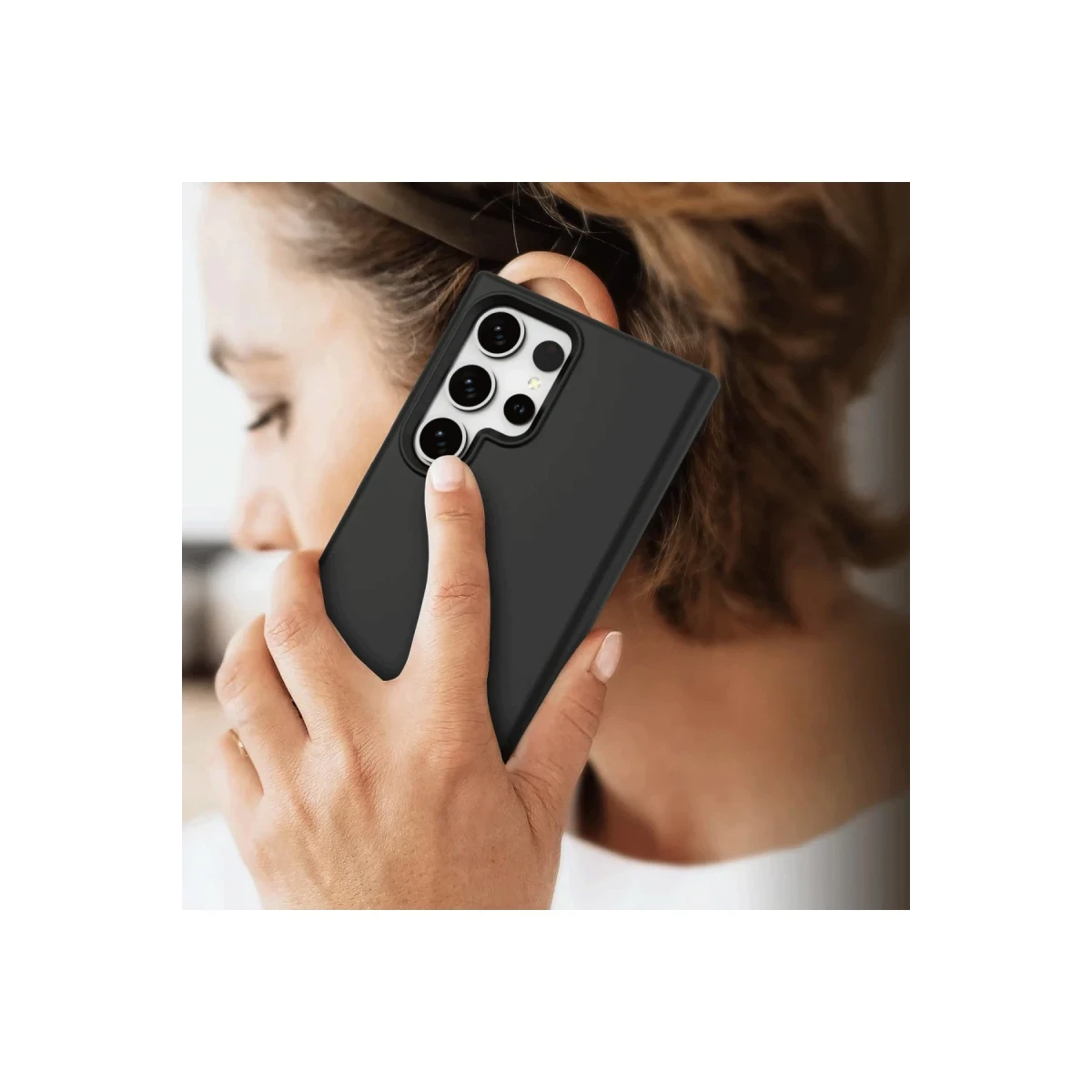 Samsung Galaxy S24 Ultra Kılıf First Silikon - Siyah