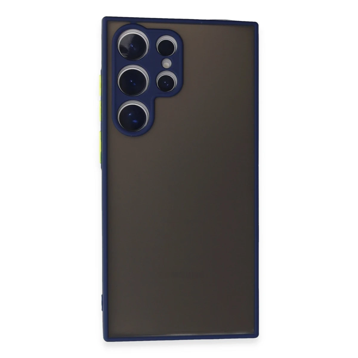 Samsung Galaxy S24 Ultra Kılıf Montreal Silikon Kapak - Lacivert