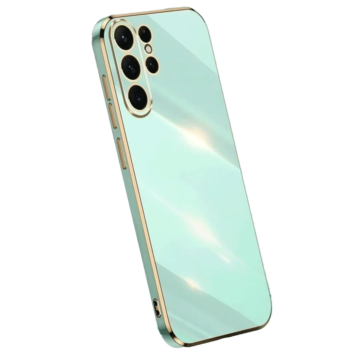Samsung Galaxy S24 Ultra Kılıf Volet Silikon - Açık Yeşil