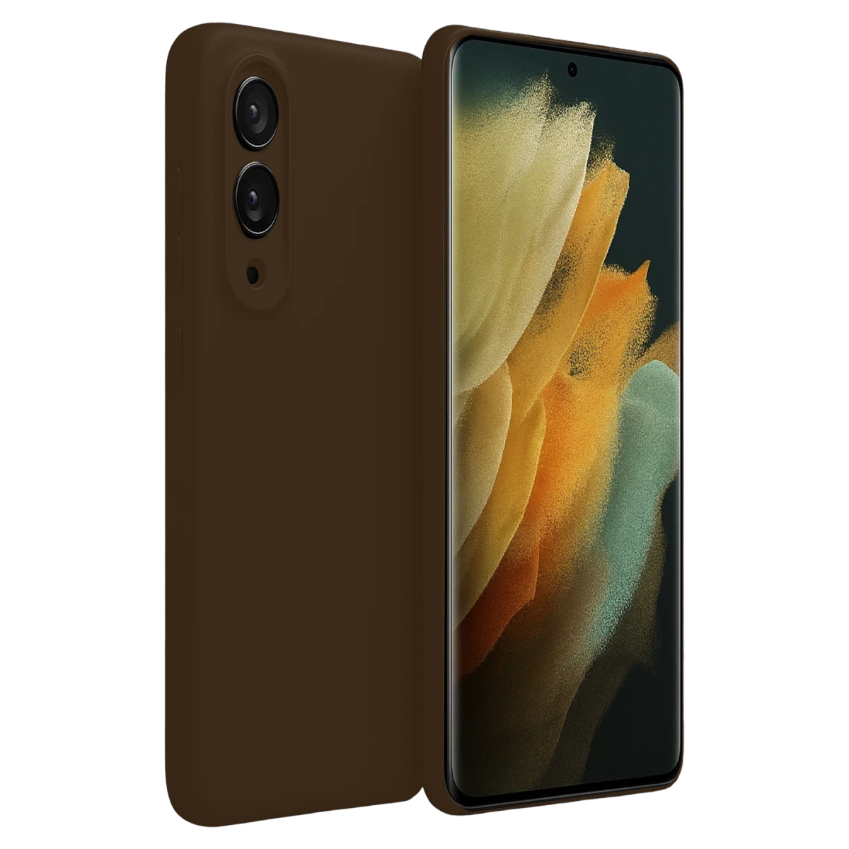 Samsung Galaxy S25 Edge First Silikon - Kahverengi