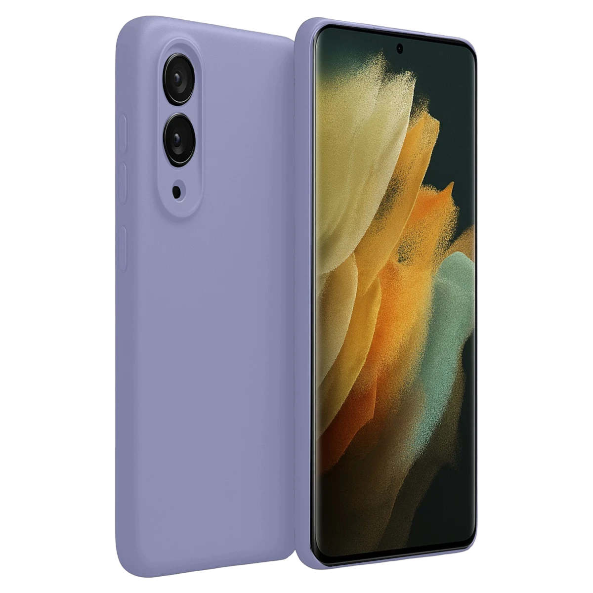 Samsung Galaxy S25 Edge First Silikon - Lila
