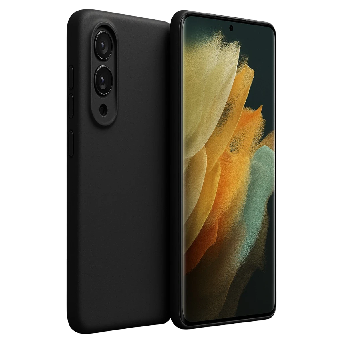 Samsung Galaxy S25 Edge First Silikon - Siyah