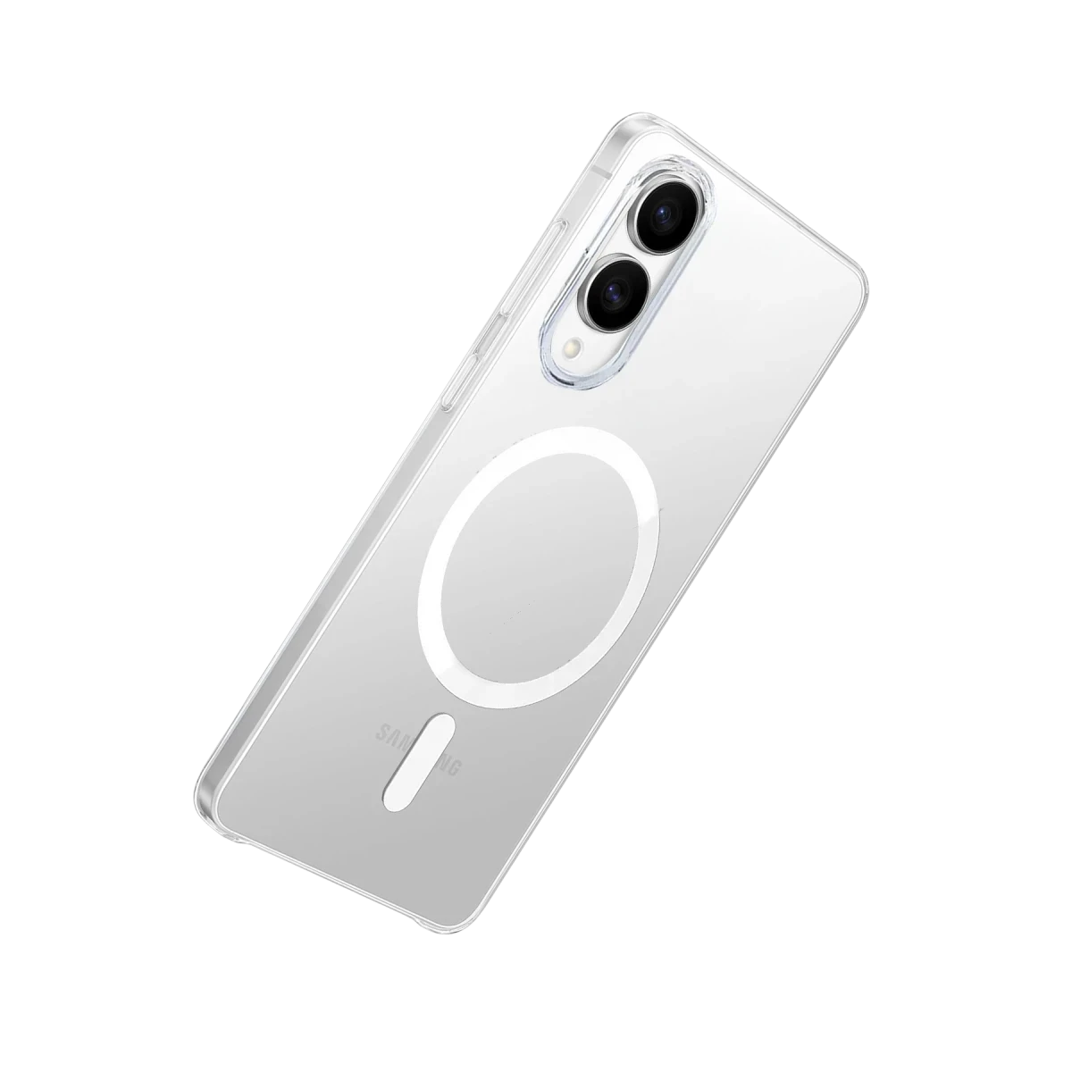 Samsung Galaxy S25 Edge Kılıf PC Zara Magsafe Şeffaf Kılıf - Şeffaf