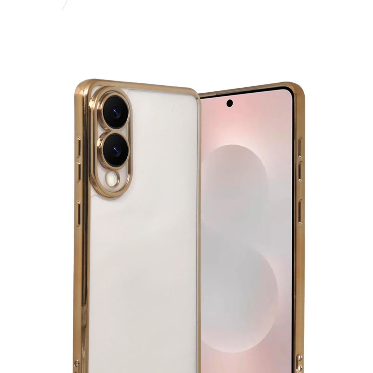Samsung Galaxy S25 Edge Razer Lensli Silikon - Gold