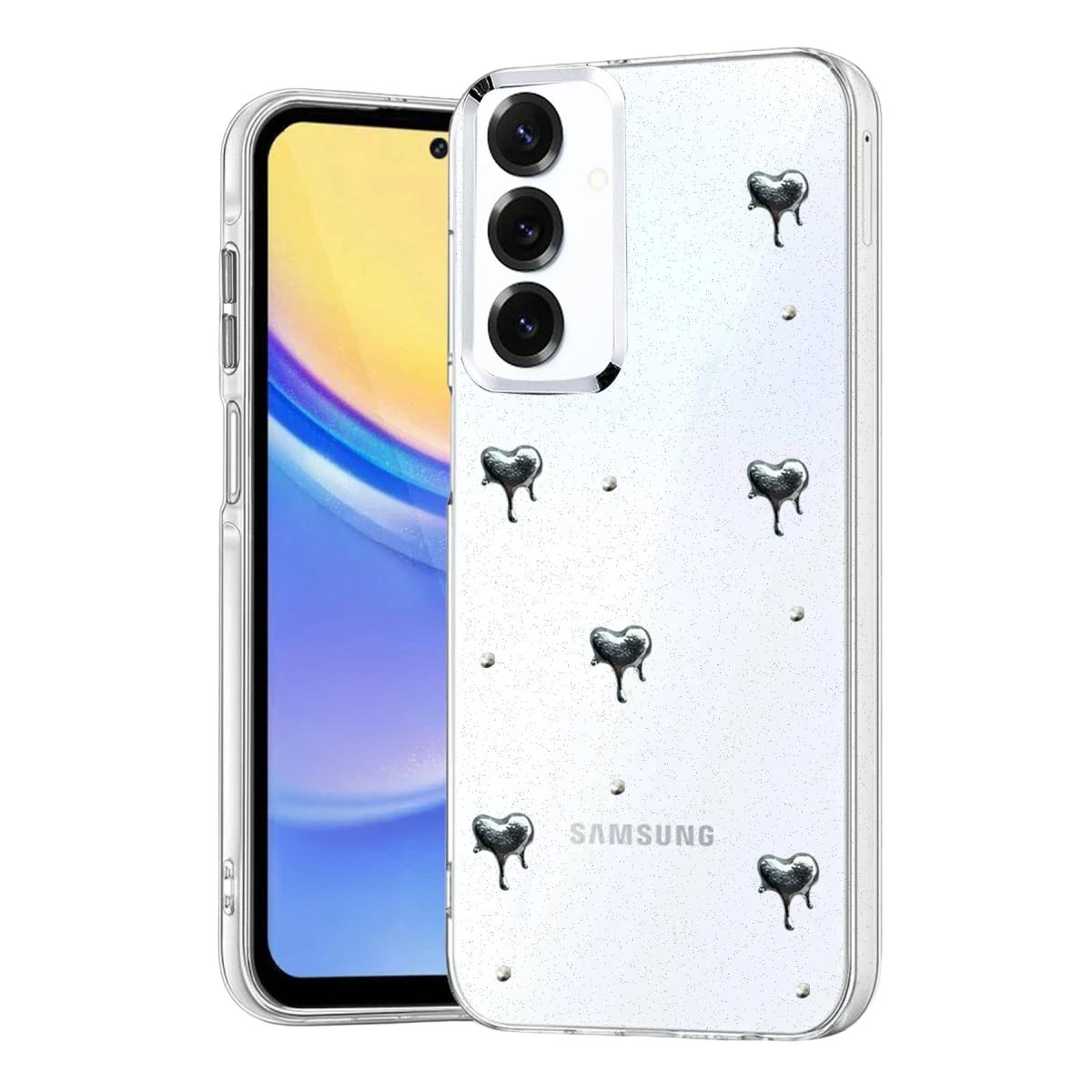 Samsung Galaxy S25 FE Fiyonk Desenli Kapak - Desen 1