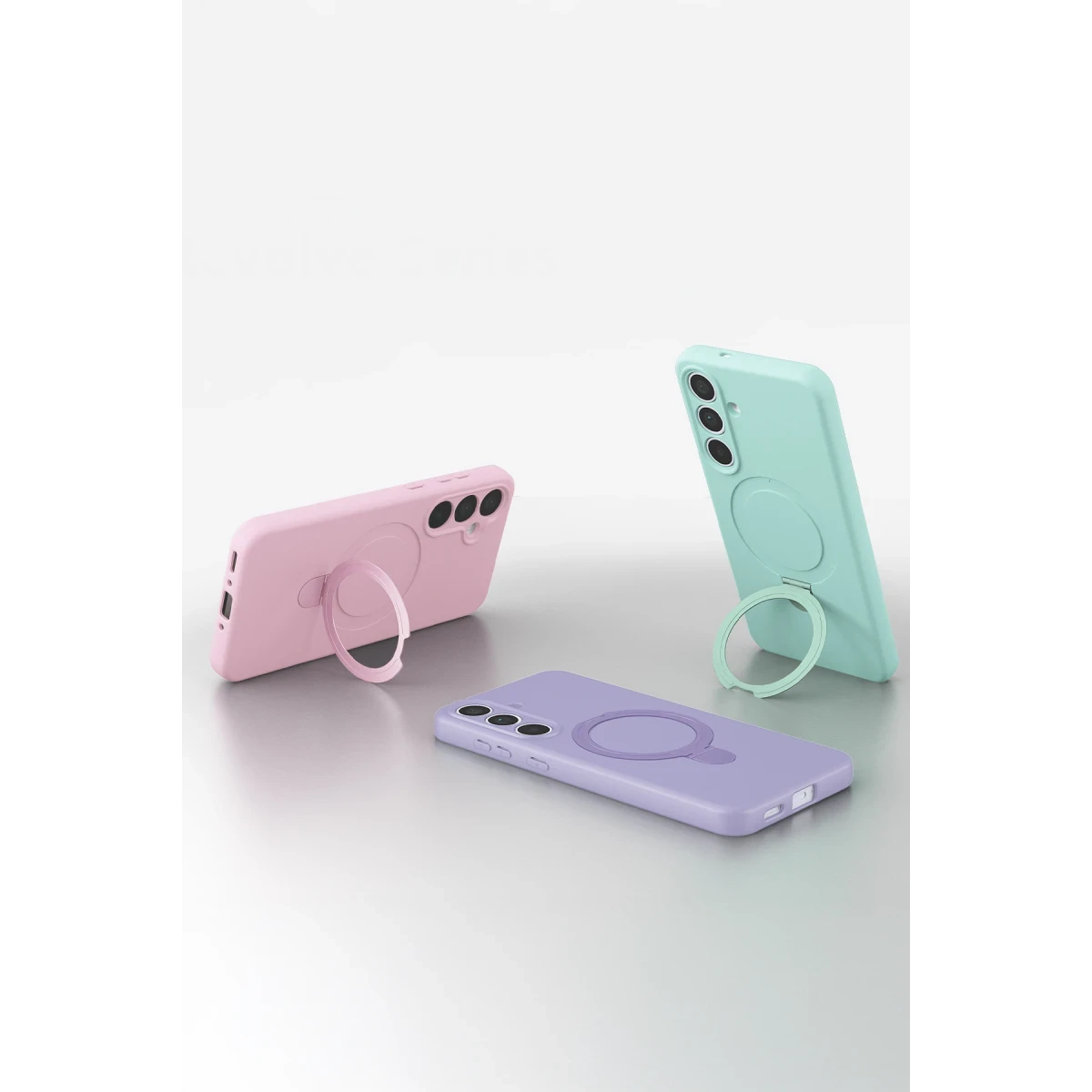 Samsung Galaxy S25 FE Regal Magsafe Standlı Kapak - Derin Mor