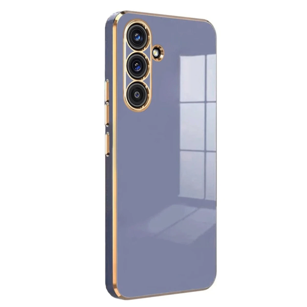 Samsung Galaxy S25 Kılıf Volet Silikon - Mavi