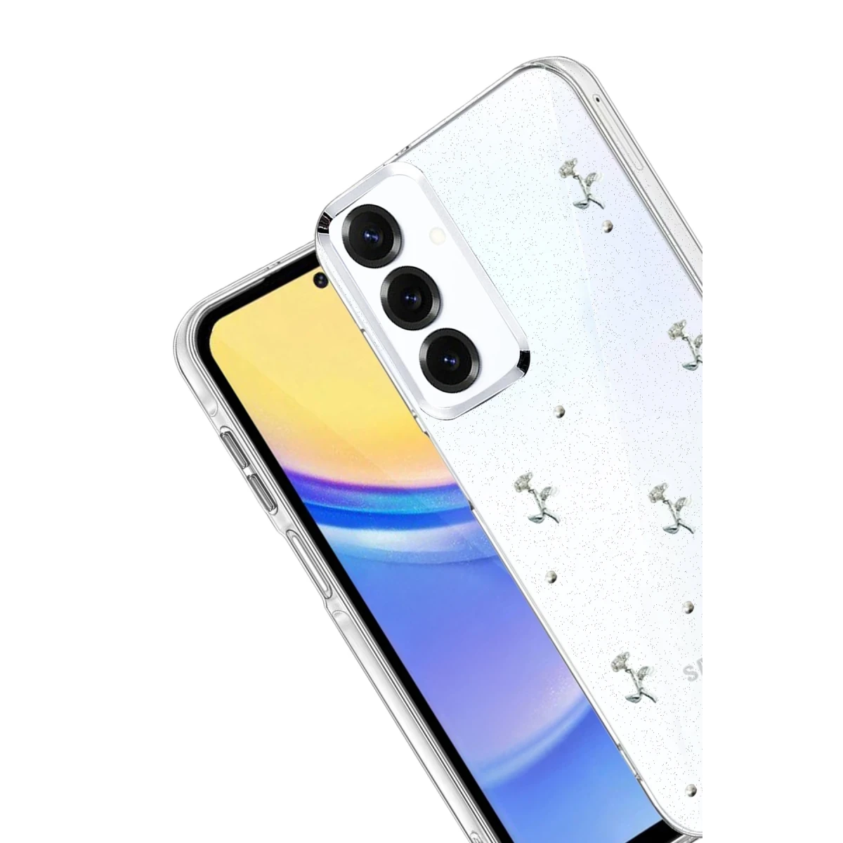 Samsung Galaxy S25 Plus Fiyonk Desenli Kapak - Desen 4