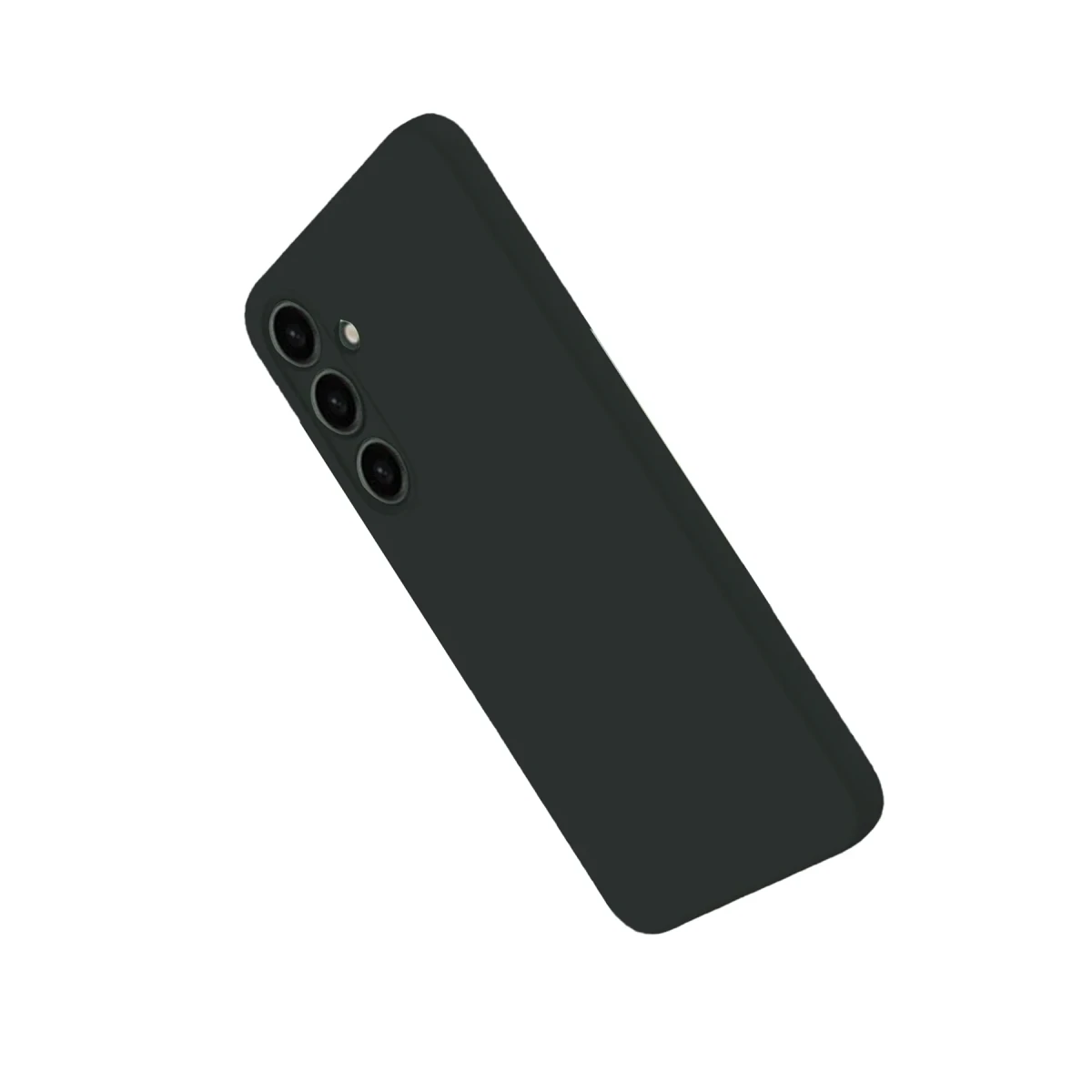 Samsung Galaxy S25 Plus Kılıf Nano içi Kadife Silikon - Siyah