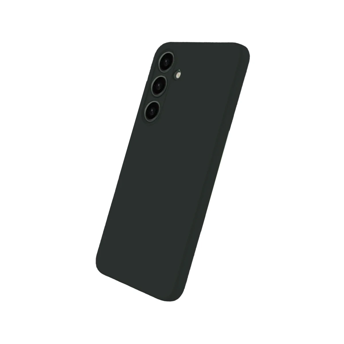 Samsung Galaxy S25 Plus Kılıf Nano içi Kadife Silikon - Siyah