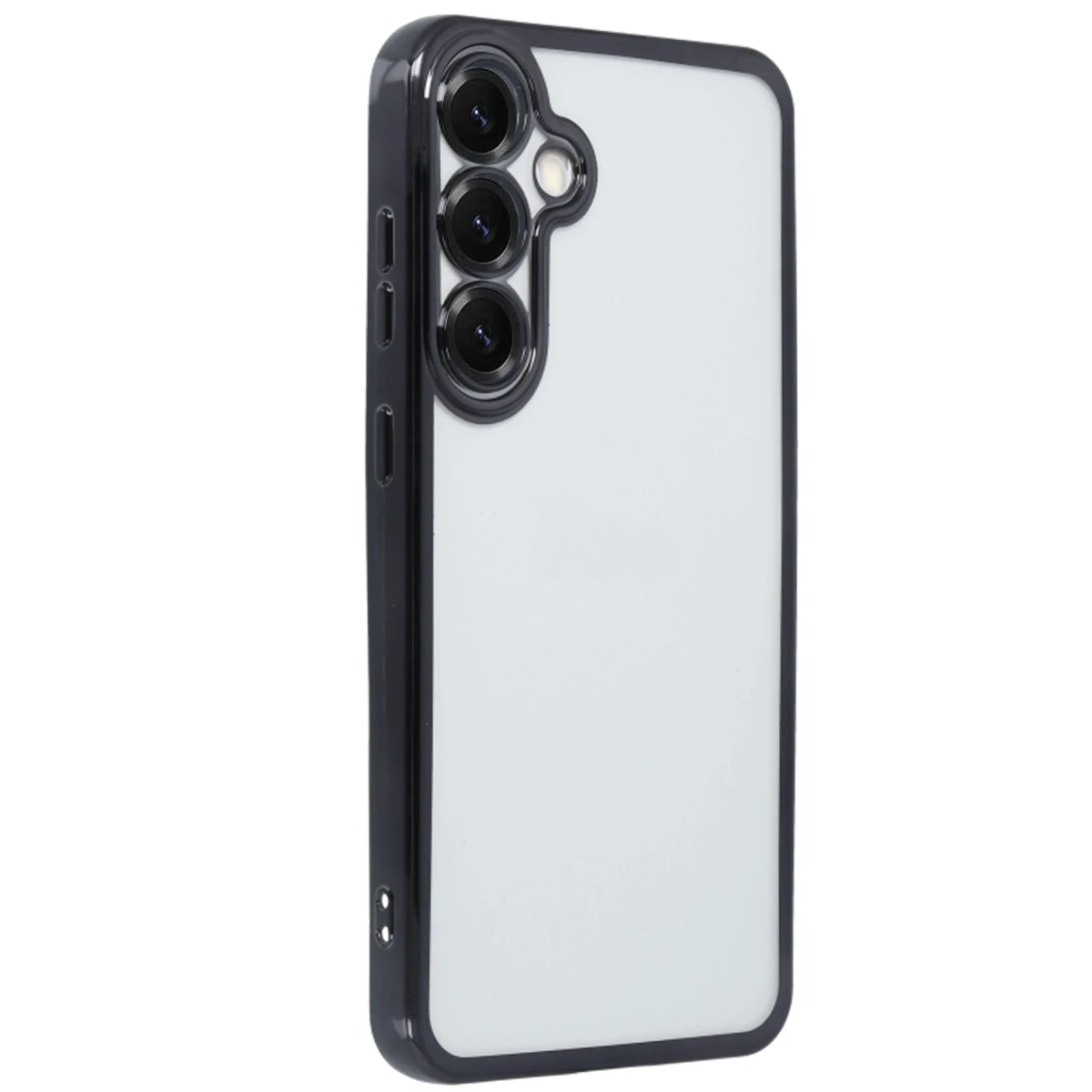 Samsung Galaxy S25 Plus Kılıf Razer Lensli Silikon - Siyah
