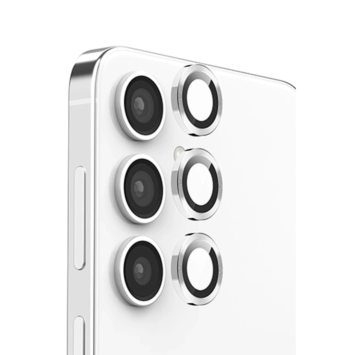 Samsung Galaxy S25 Plus Raze Metal Kamera Lens - Gümüş