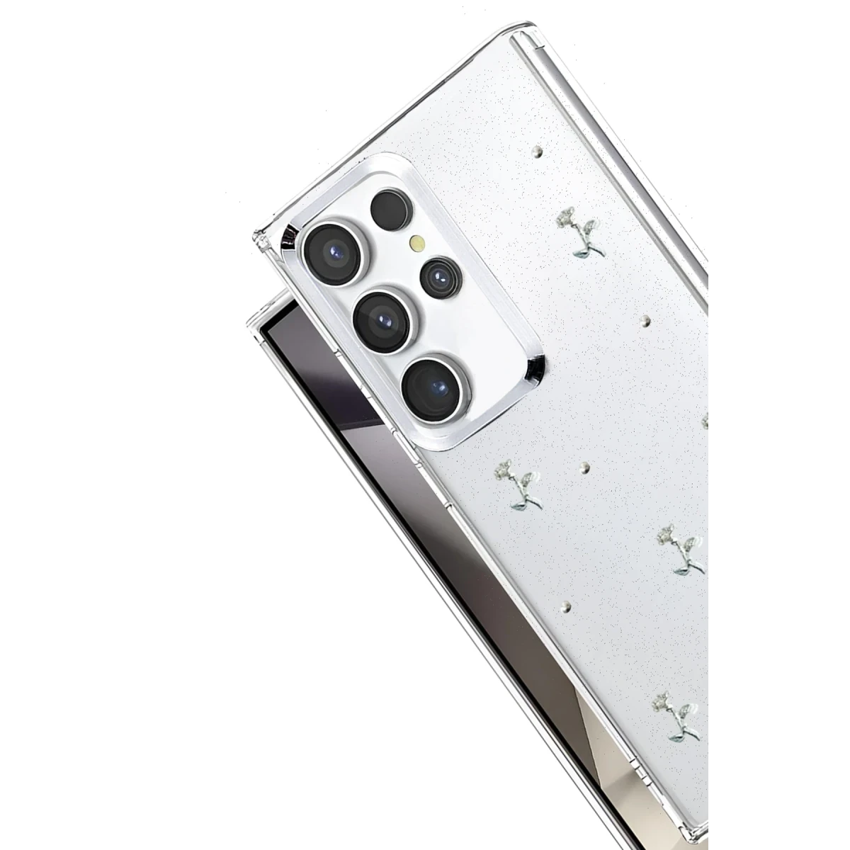 Samsung Galaxy S25 Ultra Fiyonk Desenli Kapak - Desen 4