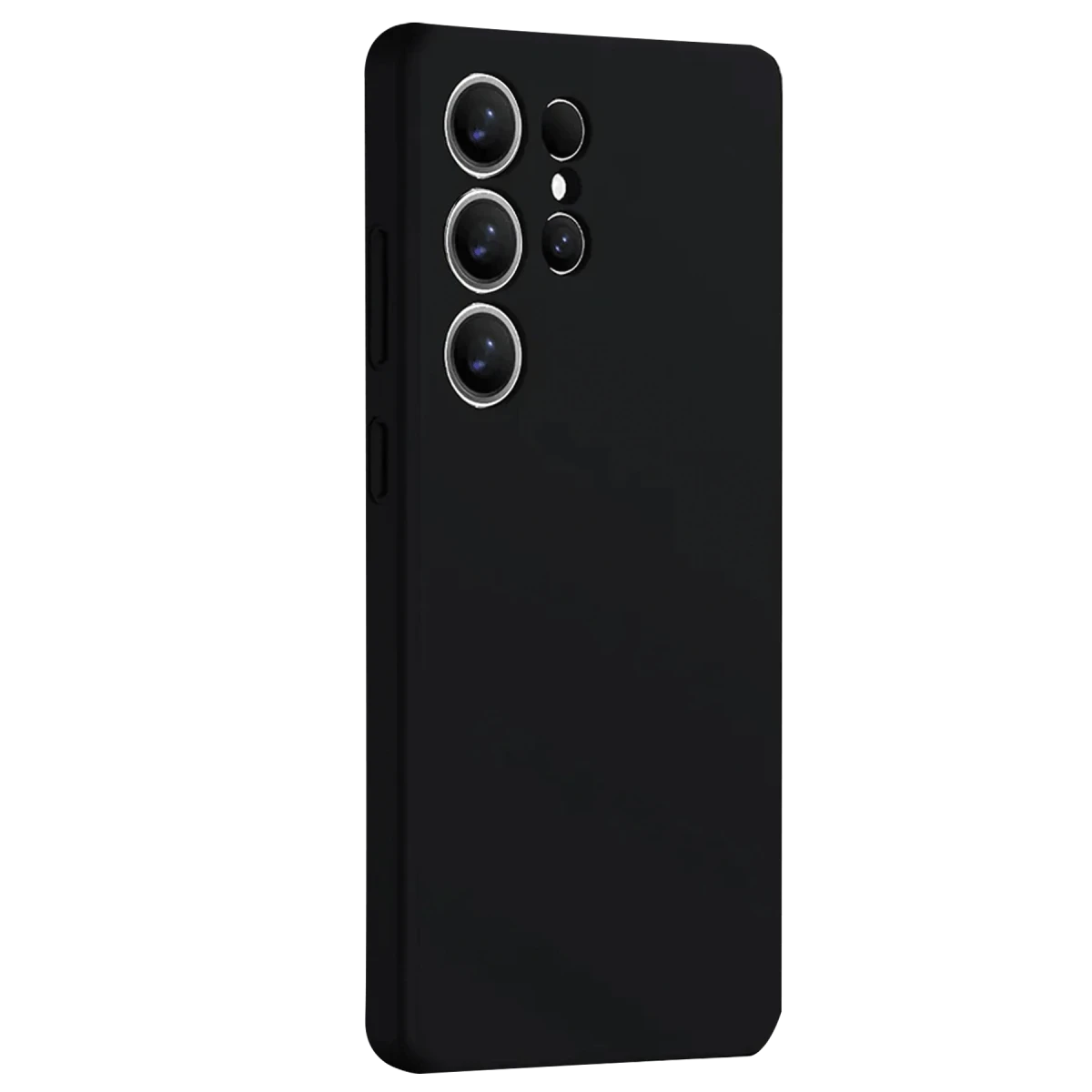 Samsung Galaxy S25 Ultra Kılıf Nano içi Kadife Silikon - Siyah