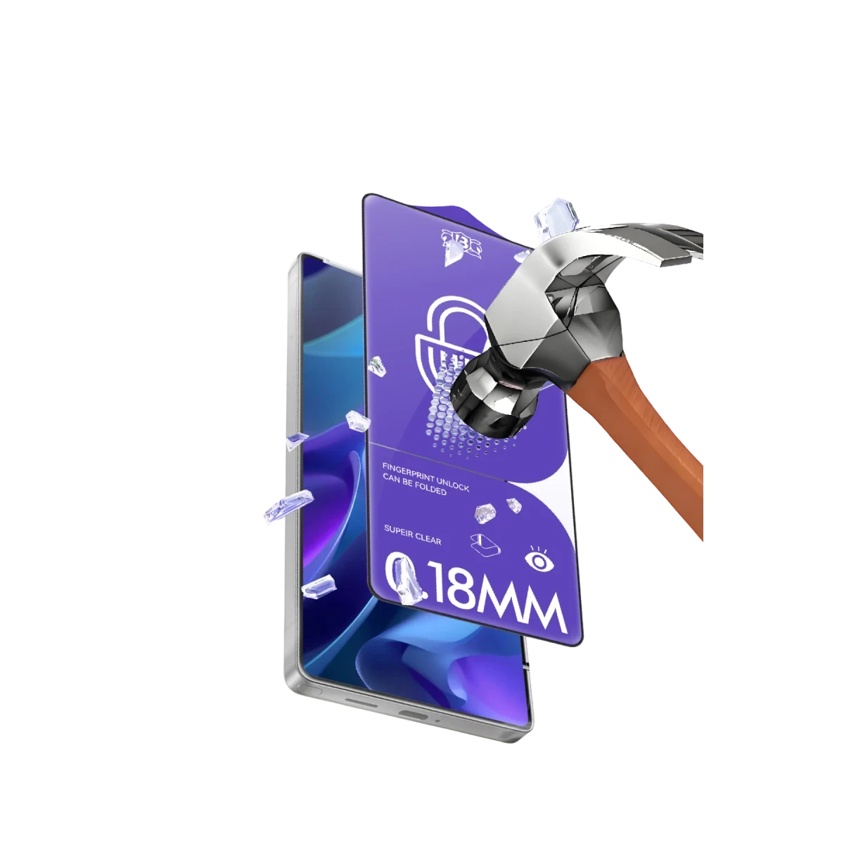 Samsung Galaxy S26 Bilvis 0.18mm Unlock Glass Cam Ekran Koruyucu - Siyah