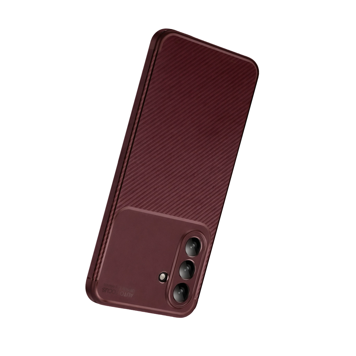 Samsung Galaxy S26 FE Auto Focus Karbon Kapak - Bordo