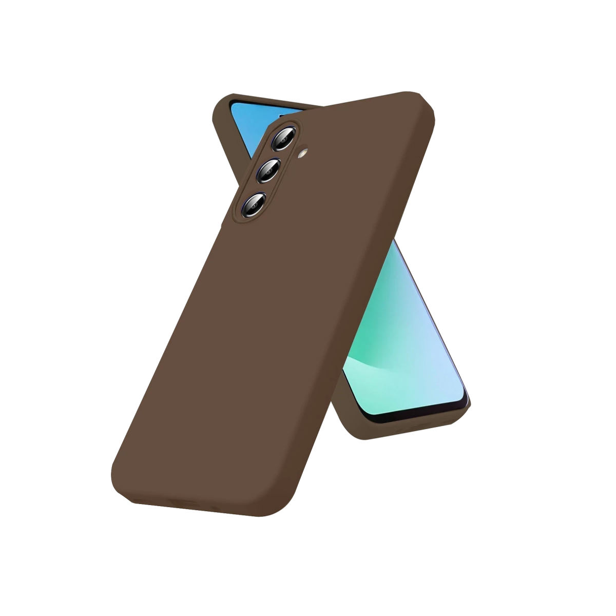 Samsung Galaxy S26 FE First Silikon - Kahverengi
