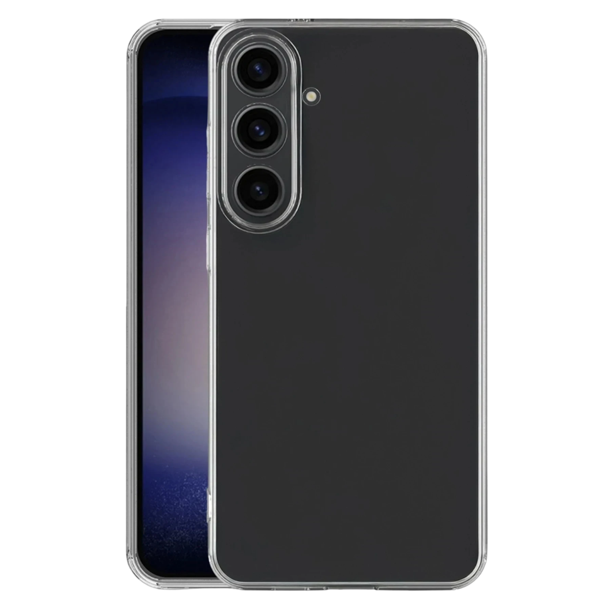 Samsung Galaxy S26 FE Lüx Şeffaf Silikon - Şeffaf