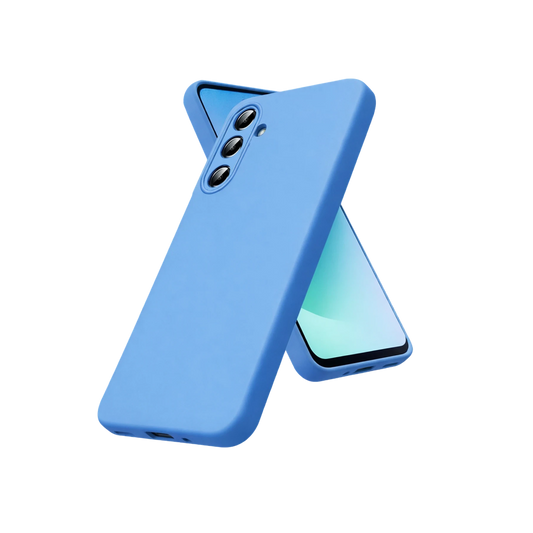 Samsung Galaxy S26 FE Nano içi Kadife Silikon - Mavi
