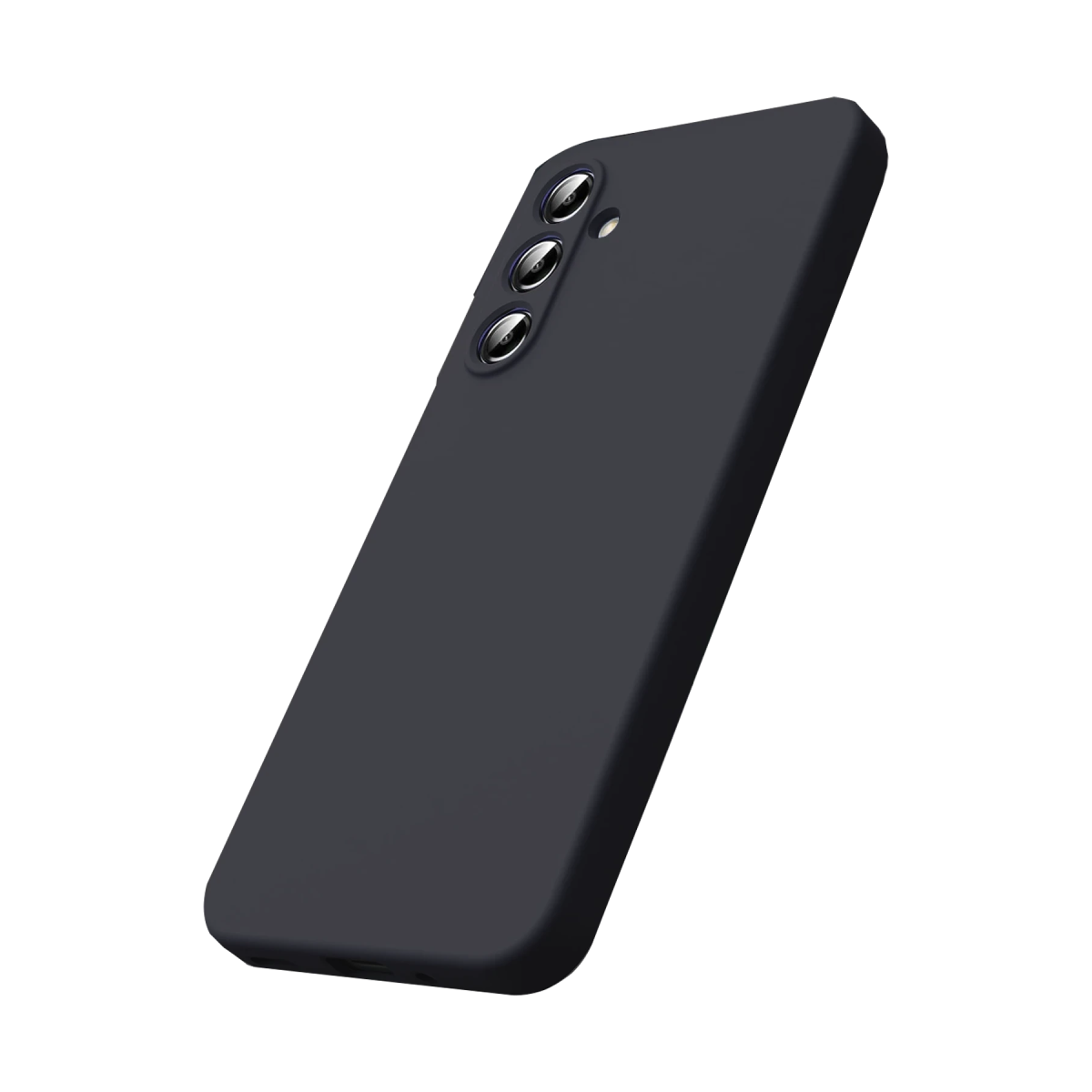 Samsung Galaxy S26 FE Nano içi Kadife Silikon - Siyah