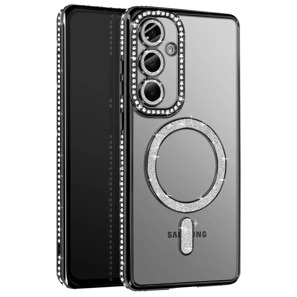 Samsung Galaxy S26 Joke Simli Magneticsafe Kılıf - Siyah