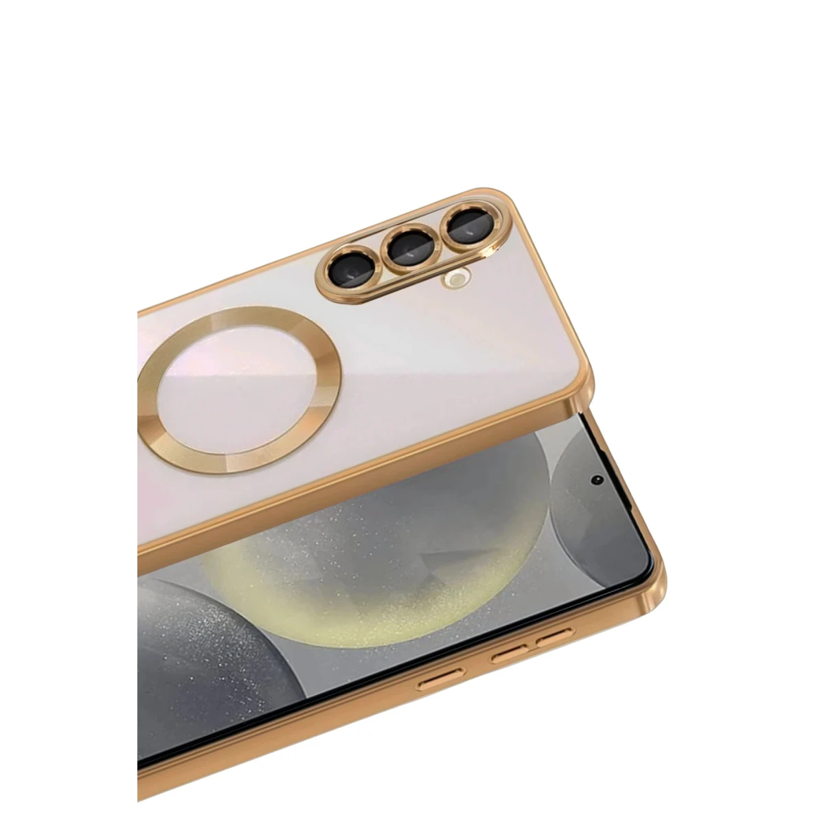 Samsung Galaxy S26 Kross Magneticsafe Kapak - Çöl Titanyum