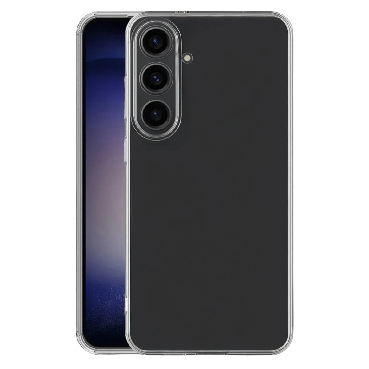 Samsung Galaxy S26 Lüx Şeffaf Silikon - Şeffaf