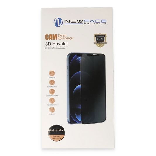 Samsung Galaxy S26 Plus 3D Antistatik Hayalet Cam Ekran Koruyucu - Siyah