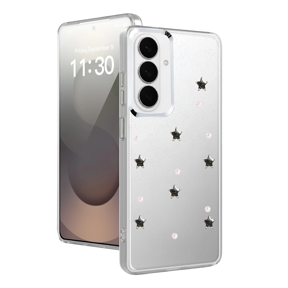 Samsung Galaxy S26 Plus Fiyonk Desenli Kapak - Desen 7