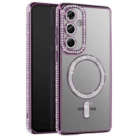 Samsung Galaxy S26 Plus Joke Simli Magneticsafe Kılıf - Derin Mor