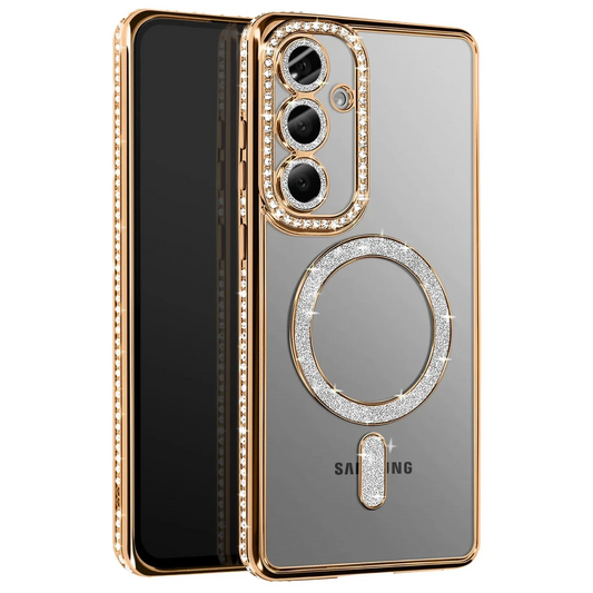 Samsung Galaxy S26 Plus Joke Simli Magneticsafe Kılıf - Gold