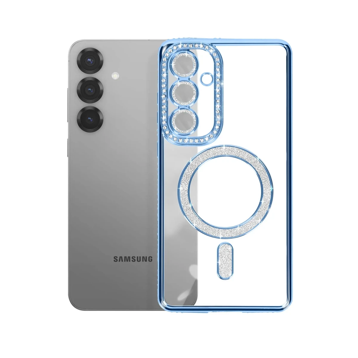 Samsung Galaxy S26 Plus Joke Simli Magneticsafe Kılıf - Mavi