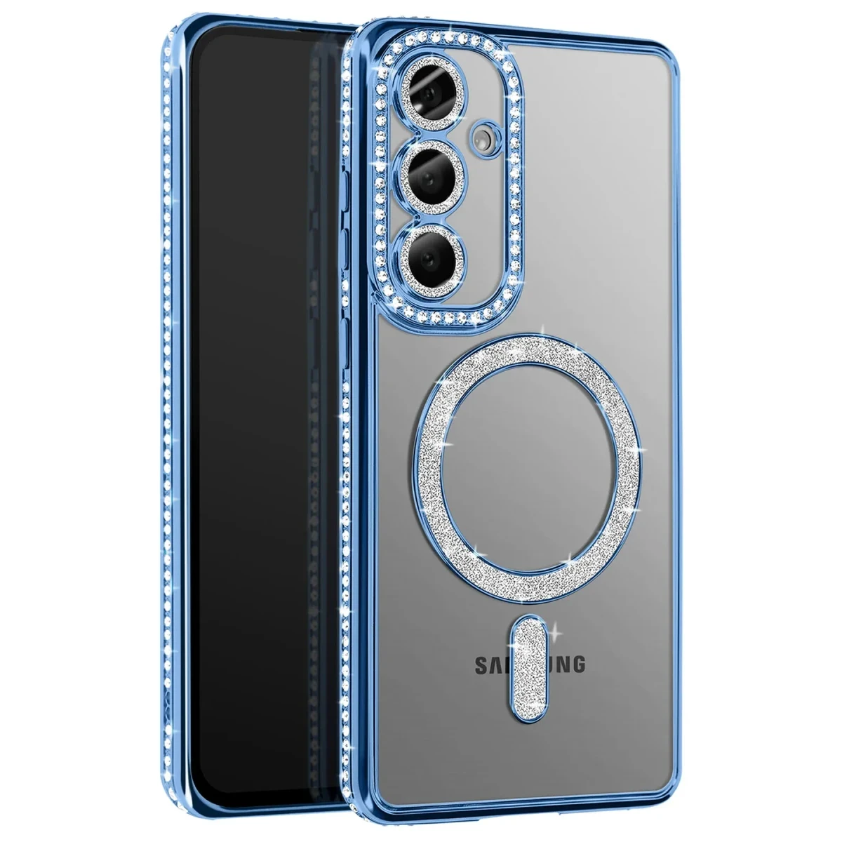 Samsung Galaxy S26 Plus Joke Simli Magneticsafe Kılıf - Mavi