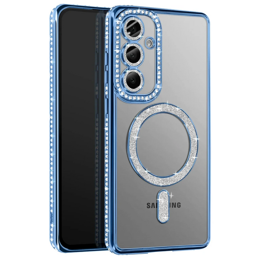 Samsung Galaxy S26 Plus Joke Simli Magneticsafe Kılıf - Mavi