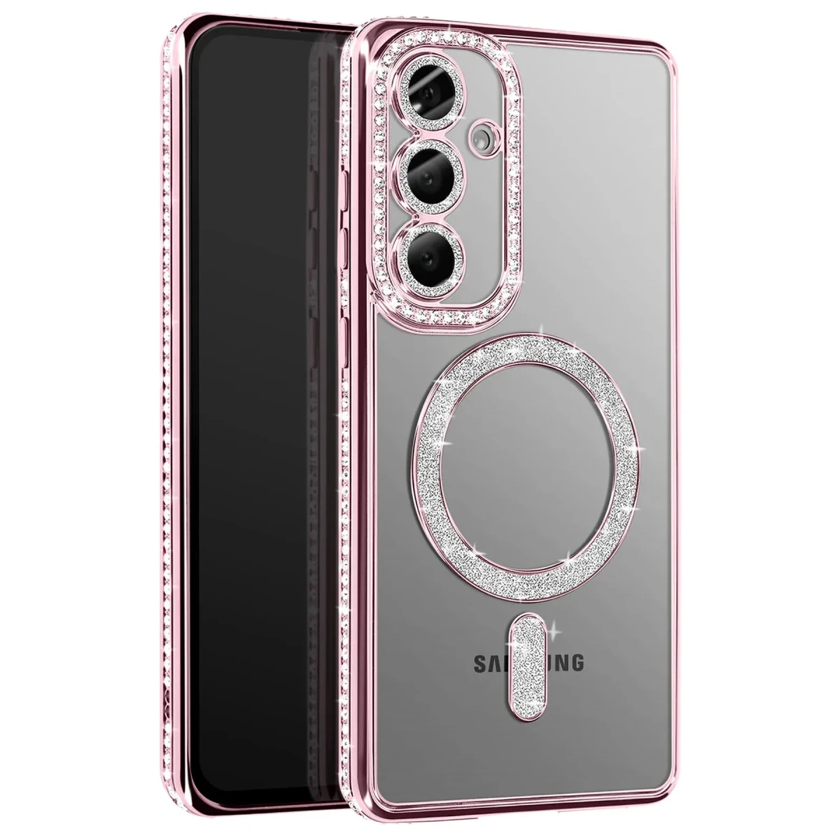 Samsung Galaxy S26 Plus Joke Simli Magneticsafe Kılıf - Pembe