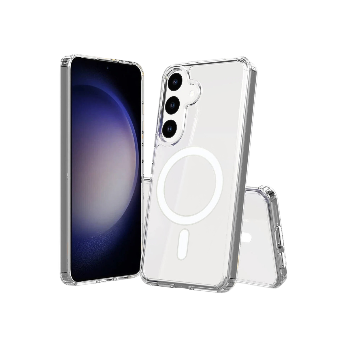 Samsung Galaxy S26 Plus Magneticsafe Şeffaf Silikon - Şeffaf