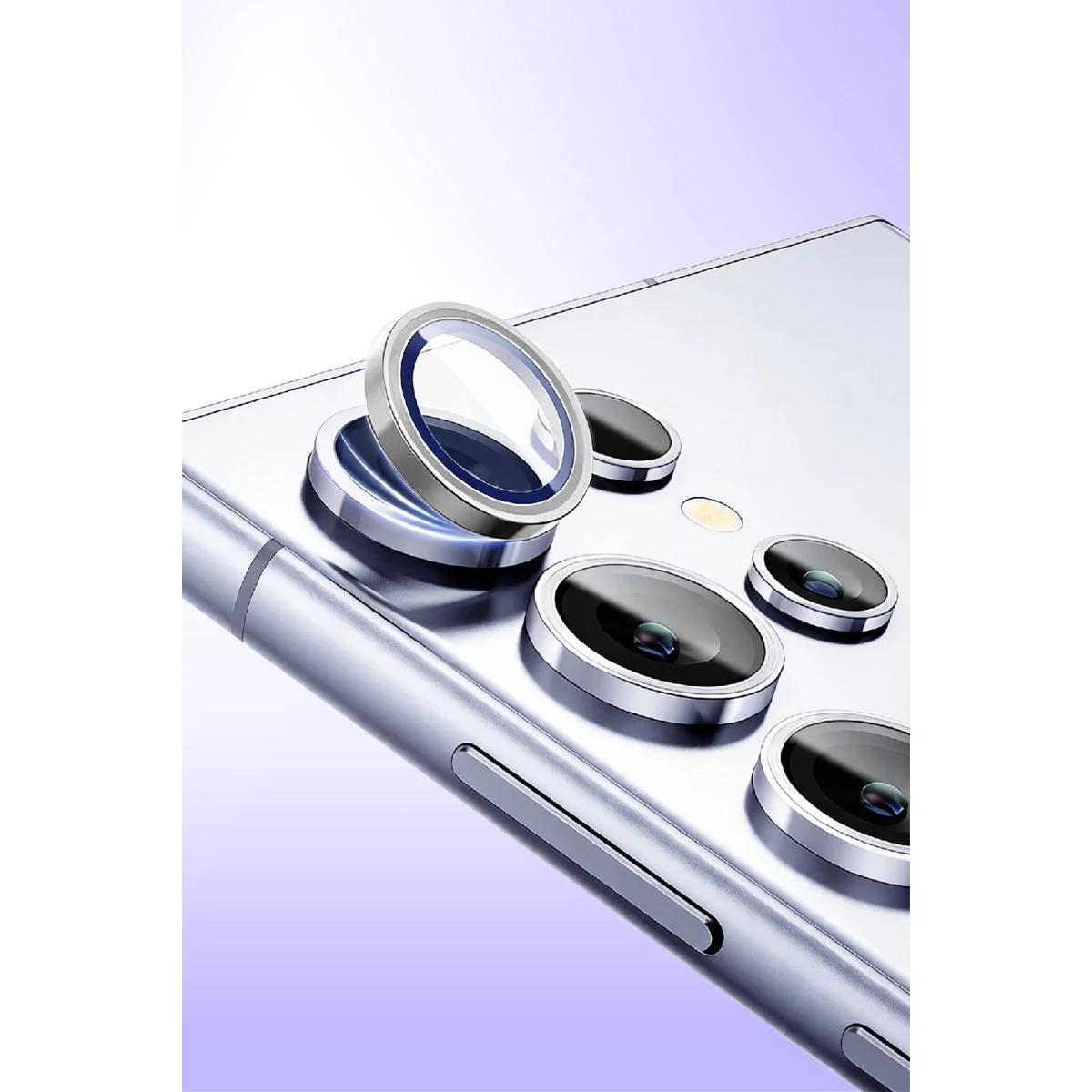 Samsung Galaxy S26 Ultra Bilvis Titan Kamera Lens - Gümüş