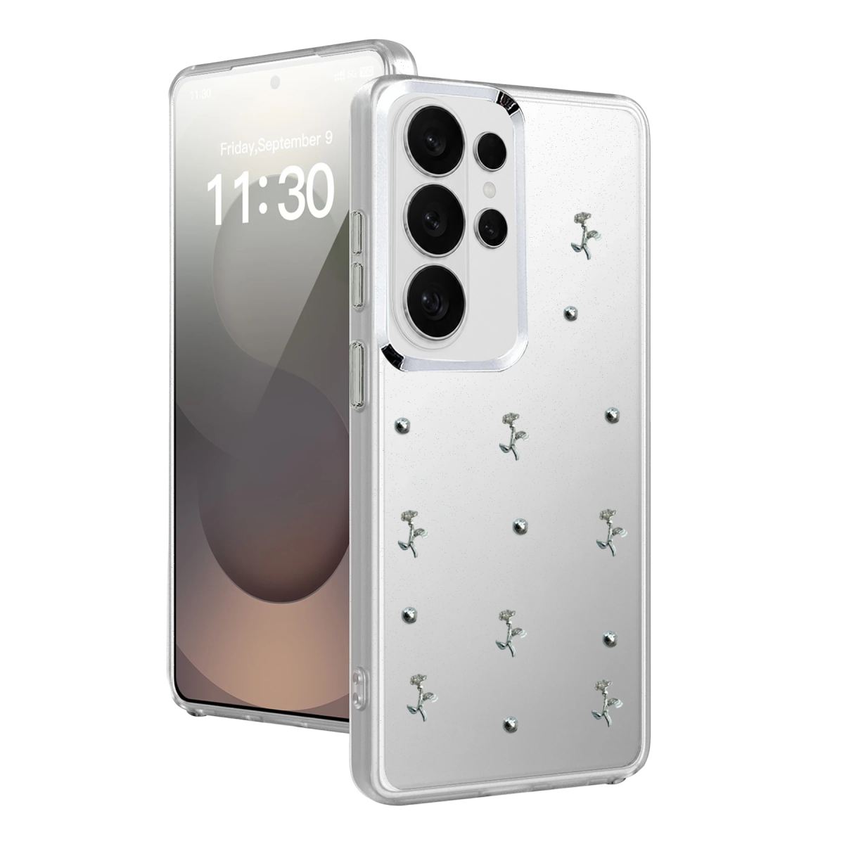 Samsung Galaxy S26 Ultra Fiyonk Desenli Kapak - Desen 4