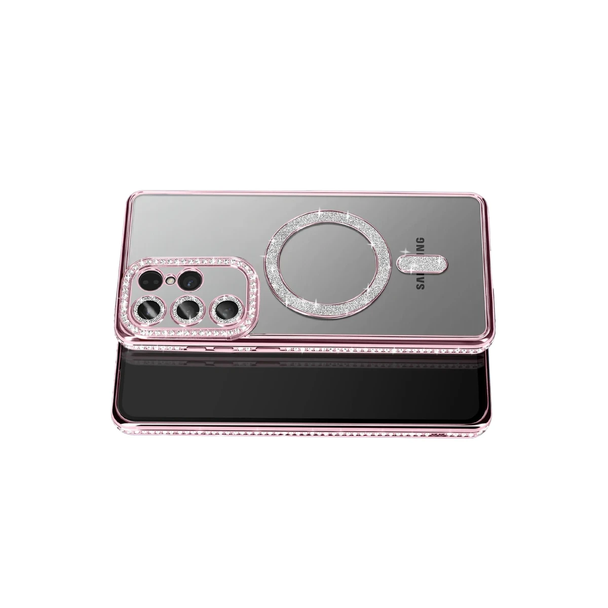 Samsung Galaxy S26 Ultra Joke Simli Magneticsafe Kılıf - Pembe