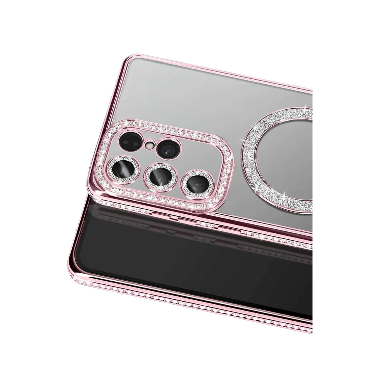 Samsung Galaxy S26 Ultra Joke Simli Magneticsafe Kılıf - Pembe
