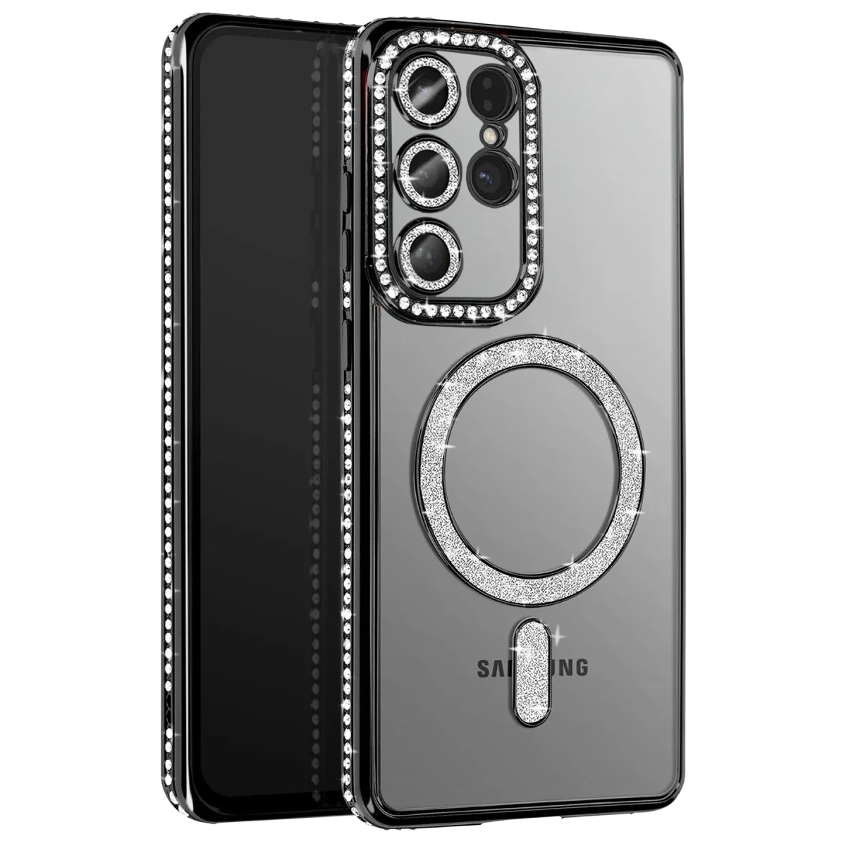 Samsung Galaxy S26 Ultra Joke Simli Magneticsafe Kılıf - Siyah