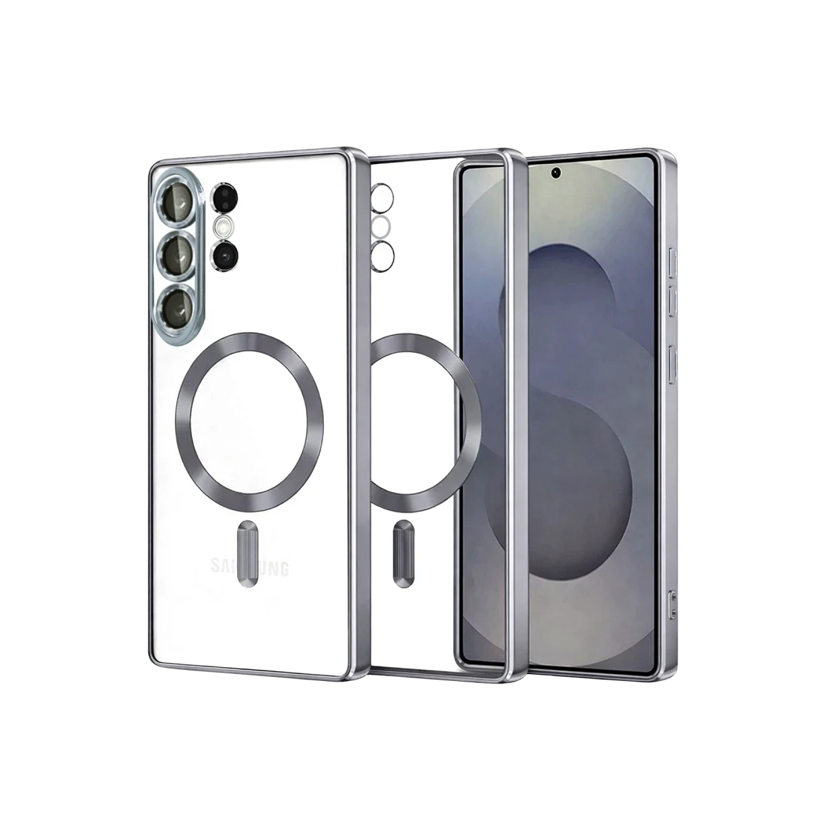Samsung Galaxy S26 Ultra Kross Magneticsafe Kapak - Titan Gri